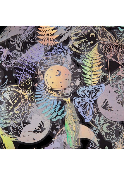 Mengtai 45 Adet Sevimli Kelebek Ay Dekoratif Pvc Gümüş Çıkartmalar Scrapbooking Diy Etiket Günlüğü Kırtasiye Albümü Dergisi Planlayıcısı (Yurt Dışından) indirimleri