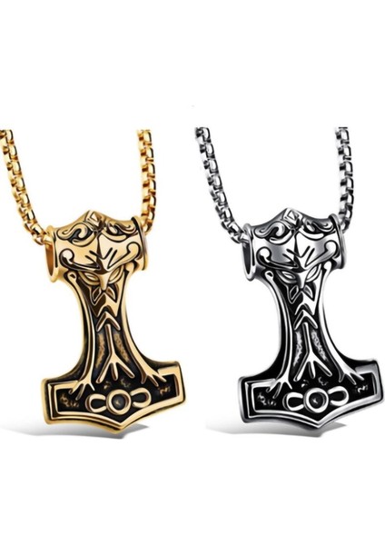 Erkekler Için Takı Punk Rock Titanyum Kolye Erkekler Için Vintage Paslanmaz Çelik Takı Bildirimi Hip Hop Kolye (Yurt Dışından) fiyatları