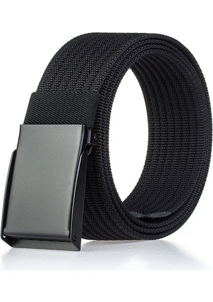 Erkek Kanvas Kemer Askeri Taktik Kemerler Kanvas Naylon Metal Otomatik Tokalı Kemerler Kayış Tasarımcı Erkek Lüks Bel Kemeri 3.8 cm (Yurt Dışından)