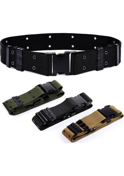 Ayarlanabilir Dış Mekan Kanvas Askeri Bel Kemeri (Yurt Dışından) fırsatları