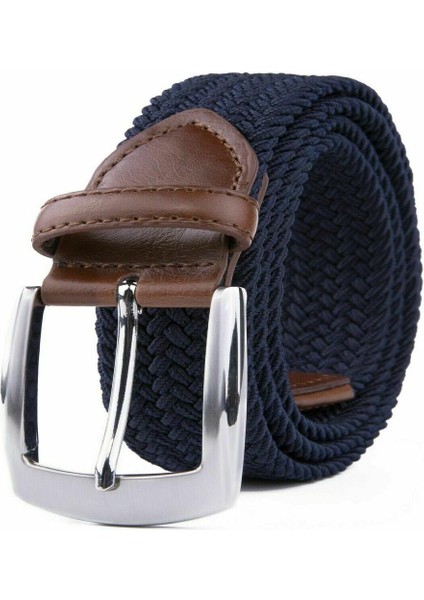 Yüksek Kalite Moda Örgülü Elastik Kemer Erkekler Kadınlar Için Dokuma Kanvas Streç Bel Kayışı Dokuma Kemerler Kot (Yurt Dışından) fırsatları