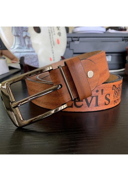 [rongcai] Erkekler Için Erkek Deri Kemer Moda Kemeri (Yurt Dışından)