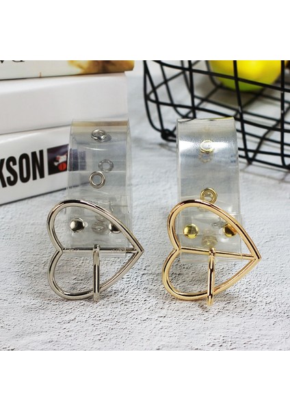 Kalp Kemerler Kadınlar Için Reçine Sevimli Şeffaf Kemer Kot Elbise Bel Kemeri Pin Toka Harajuku Bayanlar Yuvarlak Pvc Şeffaf Kemer (Yurt Dışından) indirimleri