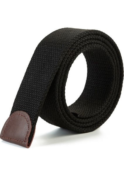 Artı Boyutu 110 120 130 140 150 cm Kanvas Kemer 3.8 cm Genişlik Katı Şerit Askeri Taktik Kanvas Kemerler Erkekler Kadınlar Için Kot (Yurt Dışından) fırsatları