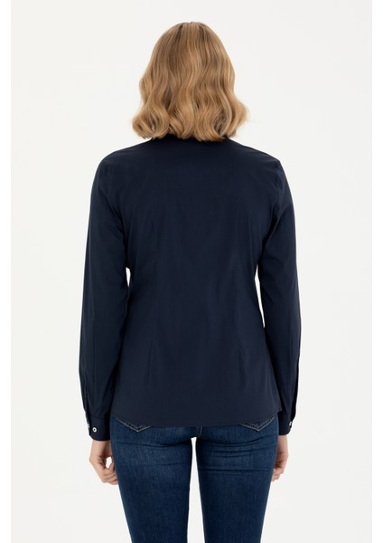 Kadın Lacivert Gömlek Basic 50271263-VR033 indirimleri