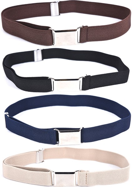 Loveshopping* Çocuk Düz Renk Unisex Kanvas Kemerler Erkek Kız Elastik Kemer Ayarlanabilir (Yurt Dışından) indirimleri