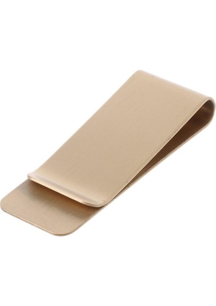 Ince Cep Pirinç Metal Klip Erkek Çanta Kredi Kartı Nakit Kelepçe Para Klip Cüzdan (Yurt Dışından)