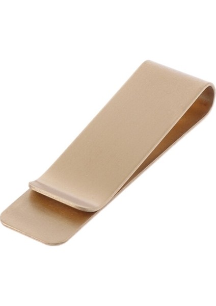 Ince Cep Pirinç Metal Klip Erkek Çanta Kredi Kartı Nakit Kelepçe Para Klip Cüzdan (Yurt Dışından) indirimleri