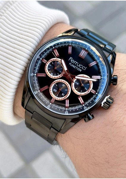 Function FCF.03299FM.03 Çelik Kordon Erkek Kol Saati fiyatları