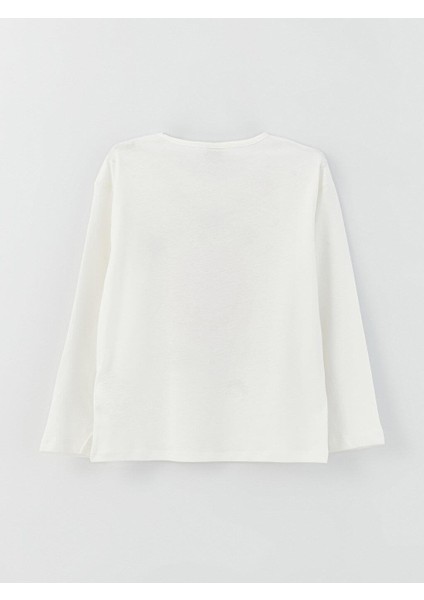Lcw Kids Bisiklet Yaka Baskılı Uzun Kollu Kız Çocuk Tişört fiyatları