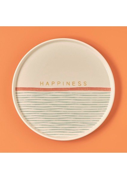 Bella Maison Happiness Seramik Servis Tabağı (26 Cm)