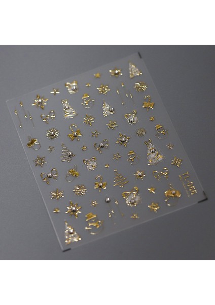 Yeni Teknoloji Üç Boyutlu Noel Yay Tırnak Sanat Çıkartmaları (Yurt Dışından) fiyatları