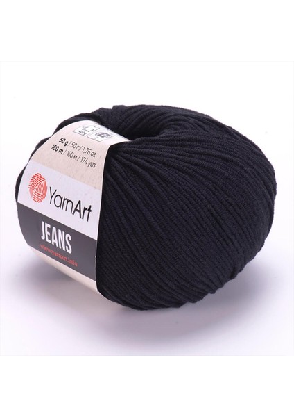 Jeans El Örgü Ipliği - 53 Siyah