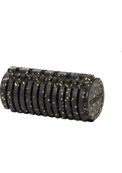 Tırtıklı Masaj Rulosu - Trigger Point Foam Roller 30 cm Orta Sert/Siyah/Sarı