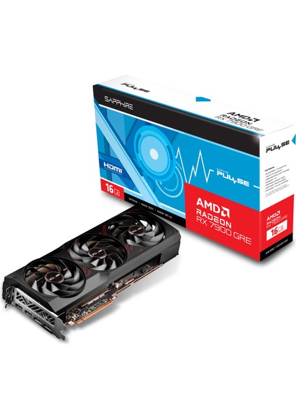 RX 7900 GRE Pulse Amd 16GB GDDR6 Ekran Kartı 11325-04-20G