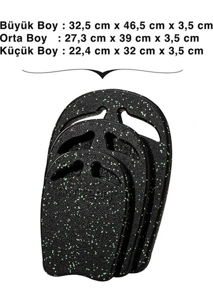 Orta Boy Yüzme Tahtası Kickboard
Siyah/Yeşil