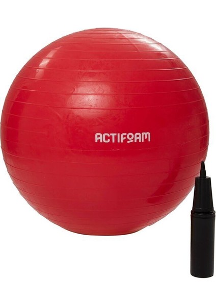 Pilates Topu - Kırmızı Renk 55CM