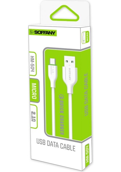 1.2m 2.1A Micro USB Kablo Hızlı Şarj Destekli fırsatları