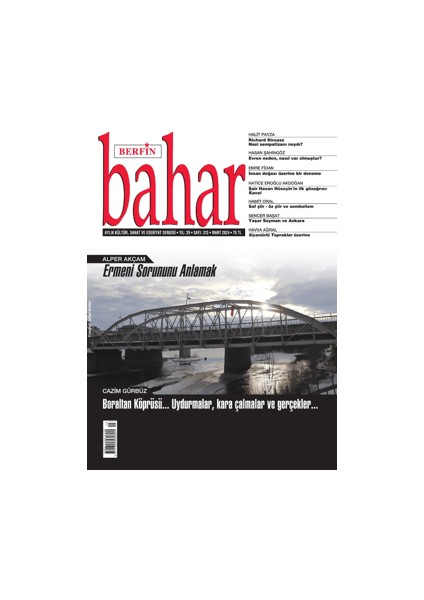 Aylık Kültür Sanat ve Edebiyat Dergisi 313. Sayı - Mart 2024