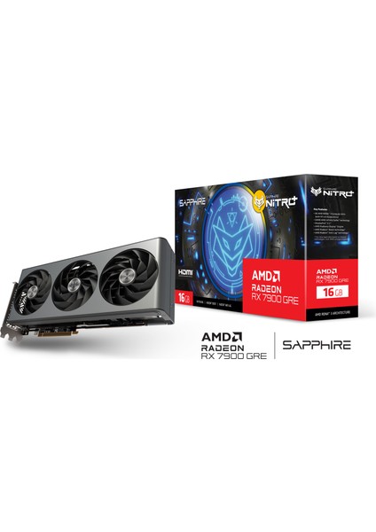RX 7900 GRE Nitro+ Amd 16GB GDDR6 Ekran Kartı 11325-02-20G