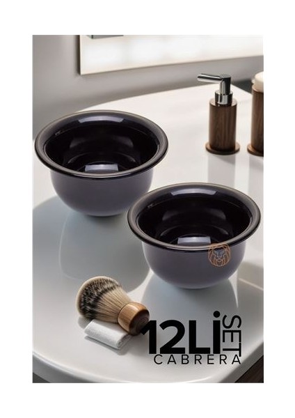 12 Adet Tıraş Tası Cabrera Design