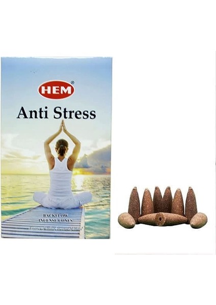 Anti Stress Back Flow Konik Tütsü 10'lu.