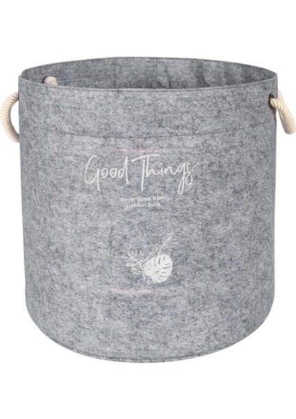 Kulplu Yuvarlak Düzenleyici Çok Amaçlı Kolay Taşınabilen Organizer Keçe Sepet (Mega) 03648 fırsatları