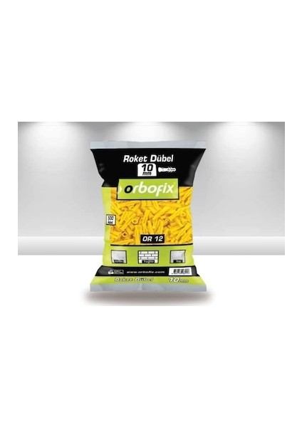 Plastik Dübel 10MM 500 Lü Paket