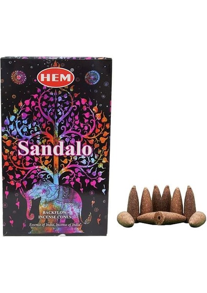 Sandalo Back Flow Konik Tütsü 10'lu..