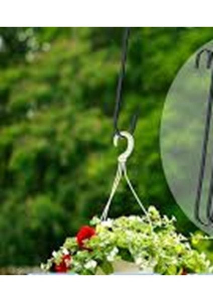 S Kanca Bitki Asmak Için, Ağaç Dalı, Kuş Besleyici, Tencere ve Tavalar Dolap Bahçe Pergola 45 cm indirimleri