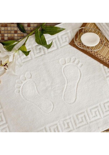 Otel Tipi Beyaz Ayak Havlusu 50X70 cm 12457