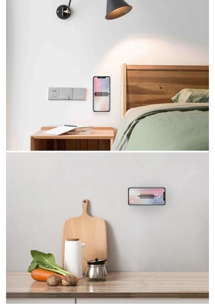 JX-007 Gümüş Çok Amaçlı Magnetic Car Holder Araç Içi Telefon Tutucu indirimleri