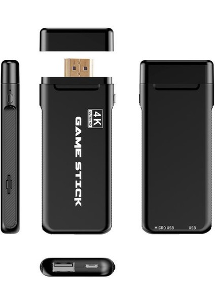 Beyaz Gc-08 10000+ Klasik Oyunlu Kablosuz Retro Oyun Konsolu indirimleri