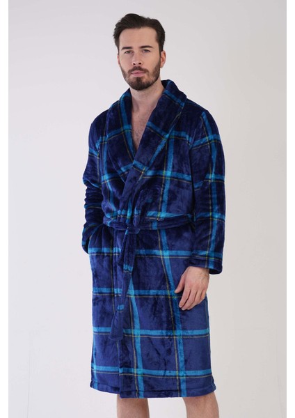 Erkek Şal Yaka Welsoft İndigo Sabahlık C3T1N0O084 fiyatları