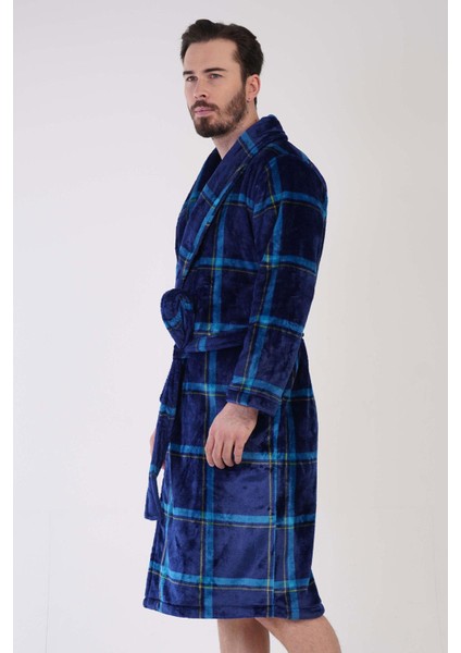Erkek Şal Yaka Welsoft İndigo Sabahlık C3T1N0O084 modelleri