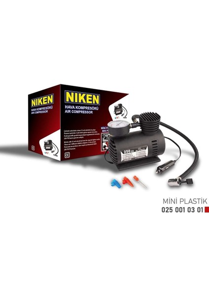 Niken Hava Kompresörü Plastik Ufak 250 Psı