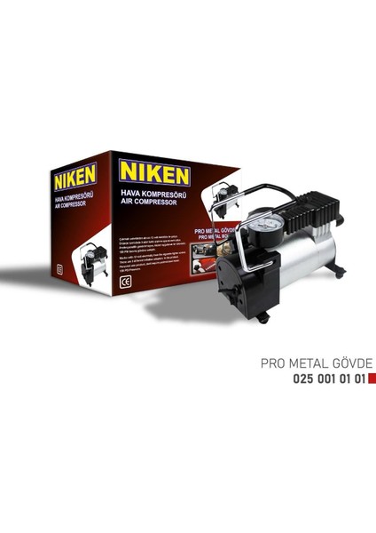 Niken Hava Kompresörü Metal Gövde 150 Psı
