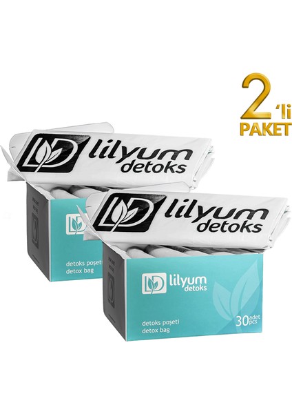 Lilyum Detoks Ayak Detoks Cihazı Küvet Poşeti Şeffaf Lilyum Detoks