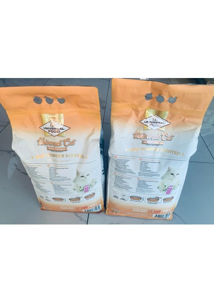 Baby Powder Kokulu Topaklaşan Kedi Kumu 10 L x 2 Adet (Süper Topaklanan , Bentonitli, Kokusuz Kedi Kumu ) fiyatları