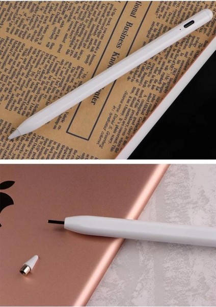 P-01 Beyaz Tüm Cihazlarla Uyumlu For Mi Pad Pen Kapasitif Çizim Ve Tasarım Dokunmatik Kalem