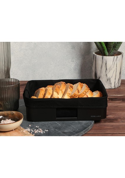 Decipula Siyah Ekmek Sepeti 25 cm fiyatları