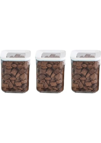 Lossa Kare Vakumlu Saklama Kabı 3`lü Set 1 Lt
