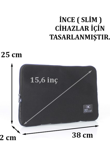 File Sünger 15,6 Inç Slim Macbook ve Laptop Kılıfı