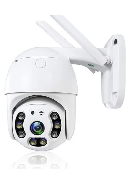 3 Adet Güvenlik Kamera Hd Lens Iç Dış Mekan Suya Danıklı Ip Wifi Network