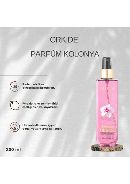 The Shedi Luxury Orkide Parfüm Kolonya 200 Ml