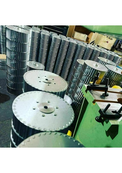 Çap 160 Boy 90 Delik 12.7 mm Sol Yön Radyal Fan Pervanesi