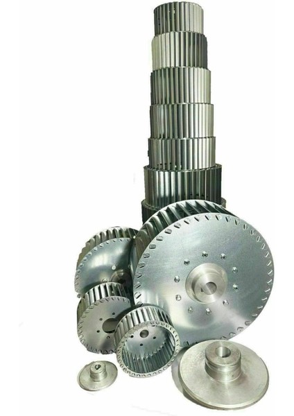 Çap 160 Boy 80 Delik 9 mm Sol Yön Radyal Fan Pervanesi