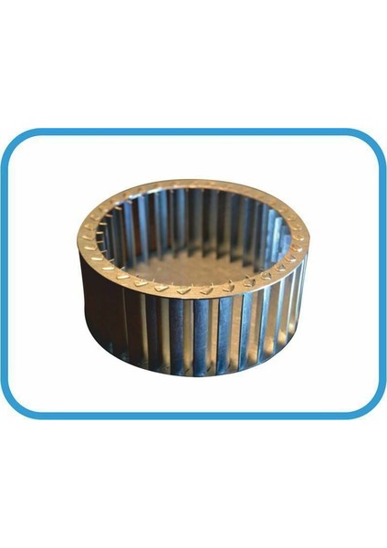Çap 160 Boy 60 Delik 9 mm Sol Yön Radyal Fan Pervanesi