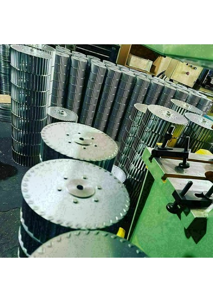 Çap 200 Boy 50 Delik 24 mm Sol Yön Radyal Fan Pervanesi indirimleri