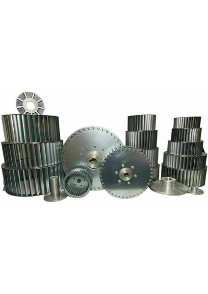 Çap 200 Boy 70 Delik 19 mm Sol Yön Radyal Fan Pervanesi